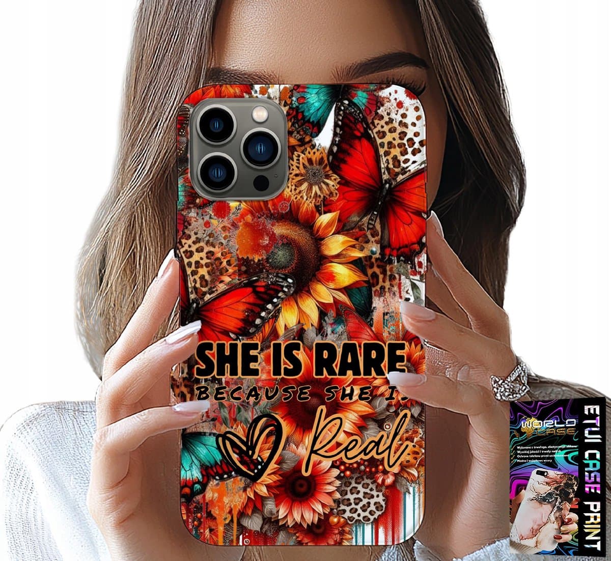 iPhone 11 Pro Max hoesje - Ze is zeldzaam, zonnebloemen, bloemen, vlinders