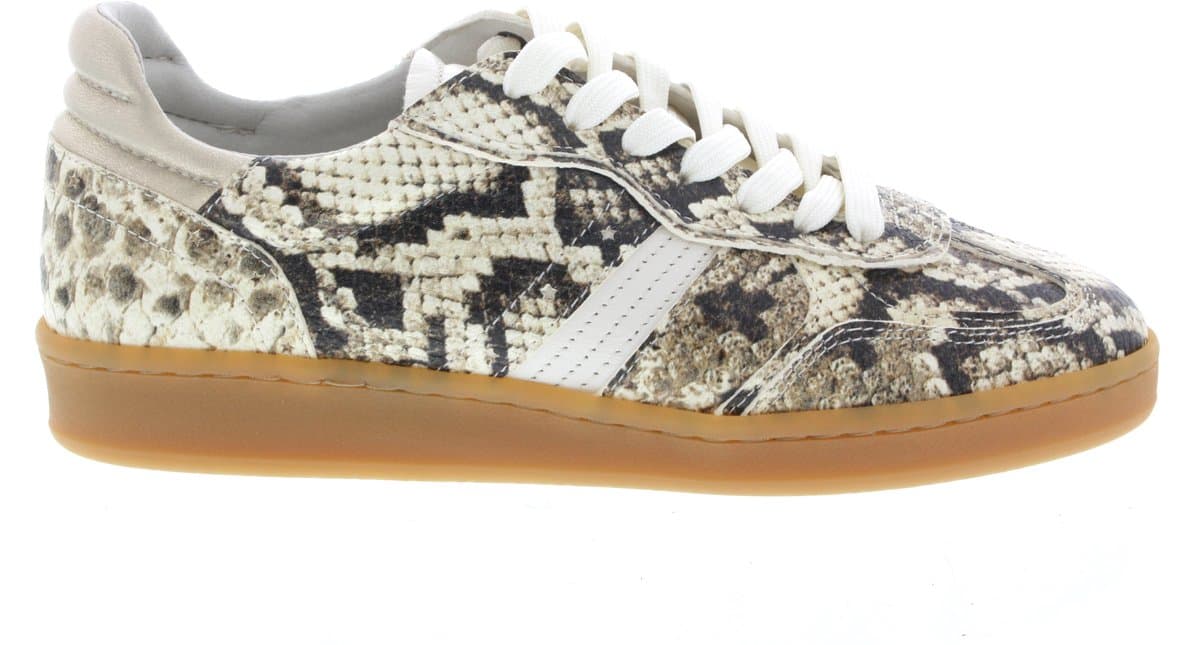 Dames Sneakers Piedi Nudi Imola H-fit Snake Beige - Maat 37