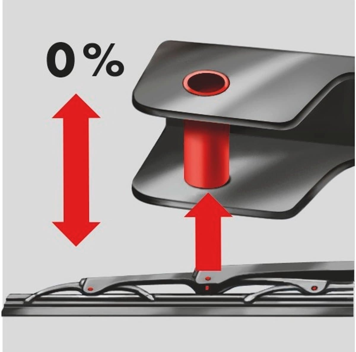 Wurth - Ruitenwisser, auto, standaard - Standaard autoruitenwisser Met voorgemonteerde multi-adapter Lengte 450 mm