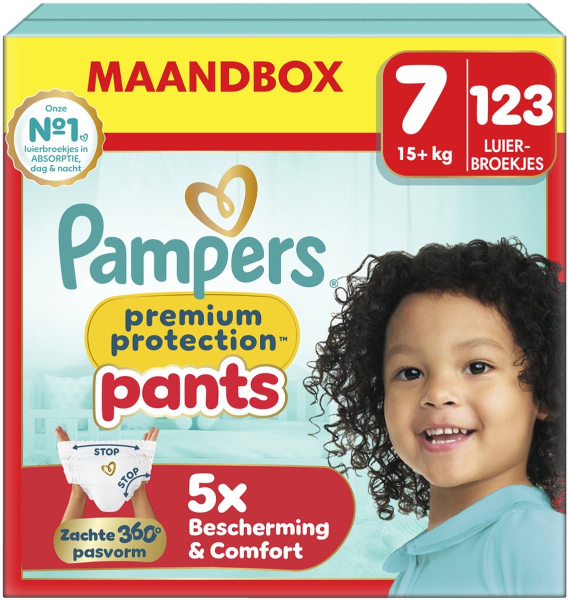 Pampers Premium Protection Pants Maat 7– Maandbox 123 Pants