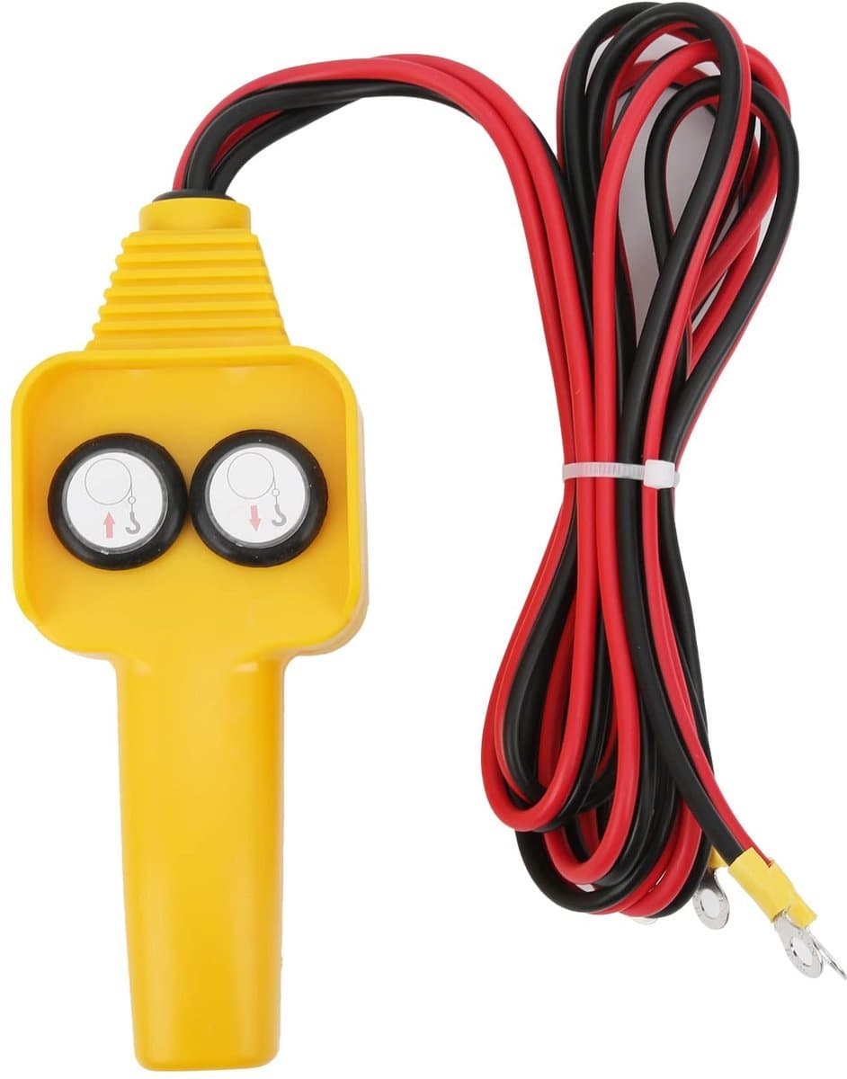 Allecto - Winch Controller - 12V - Tot 5000lbs Capaciteit - Geel - Bediening met Push Button - Voor Offroad voertuigen - Geschikt voor zwaar gebruik