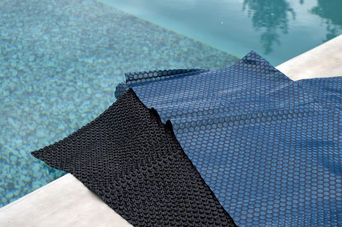 Solar afdekzeil Rechthoekig Zwembad 5,40 x 2,70 m - 200 Mic Blauw/Zwart