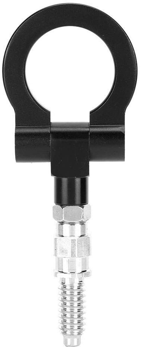 CNC Tow Hook voor Auto's, Voor en Achter Gebruik, Zwart, Geschikt voor Europese Voertuigen