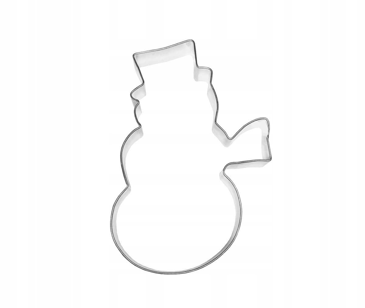 Sneeuwpop Grot Coekjesvorm 10,5cm - Metaal