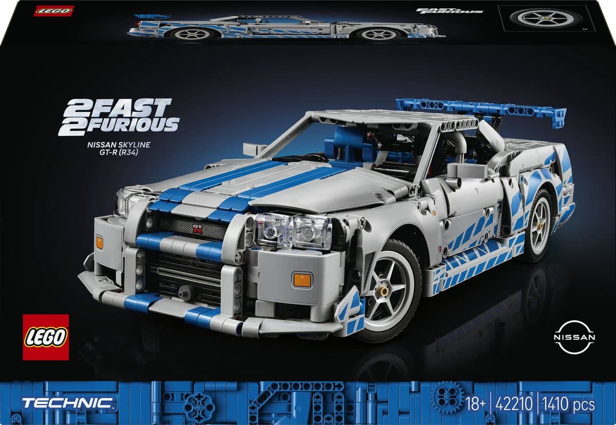 LEGO Technic 2 Fast 2 Furious Nissan Skyline GT-R (R34) auto 42210