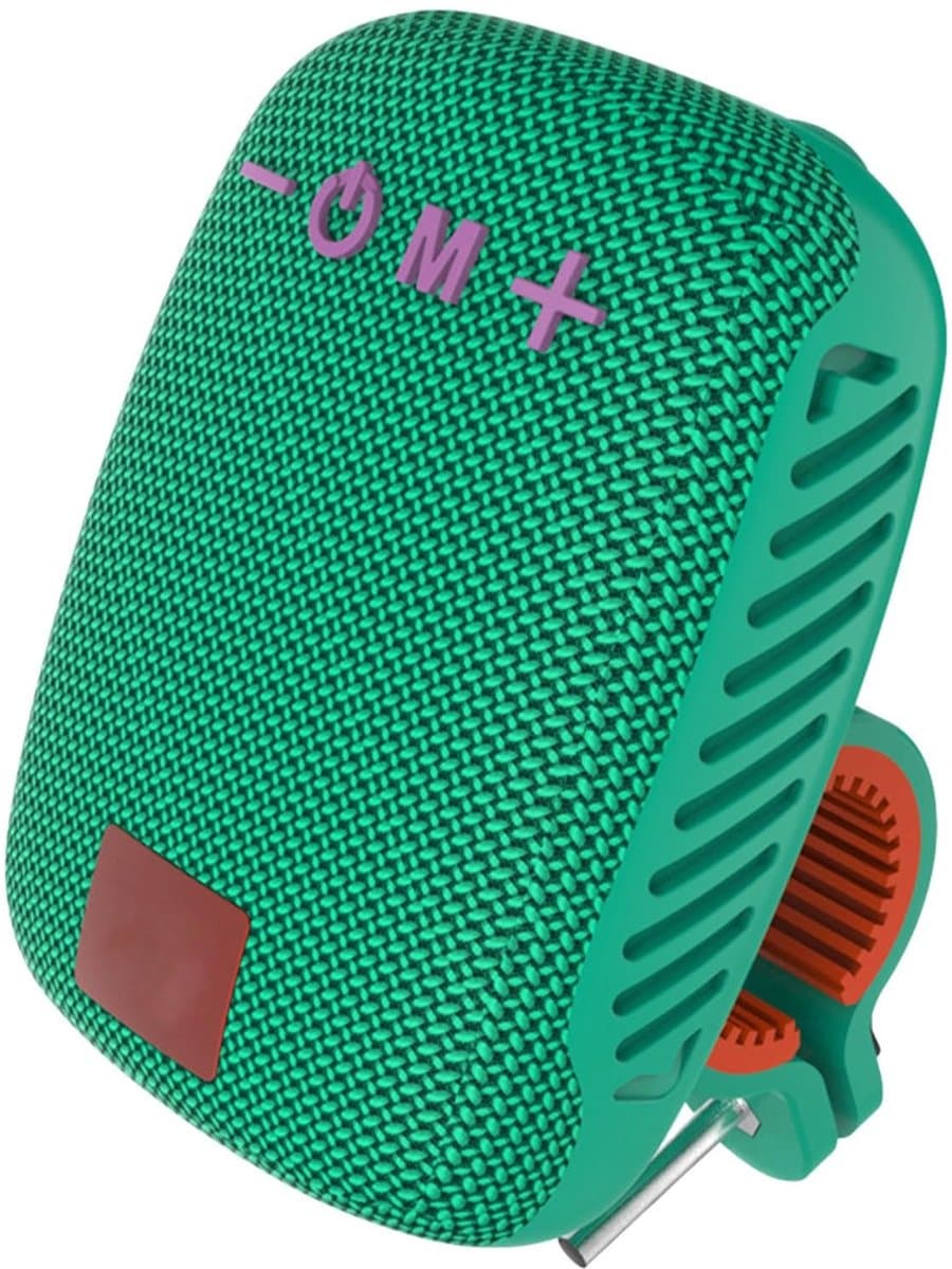 Dailygoody - Fiets luidspreker - Waterdicht - USB Oplaadbaar - Pauw blauw - FM-radio - Draagbare Stuurluidspreker - Voor Fietsen - Denash