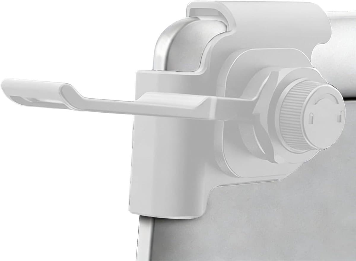 Hoofdtelefoon Hanger - Headset Stand Monitor - Bureau Organiseren - Klem-montage Ontwerp - 16 x 9 x 7 cm - Wit