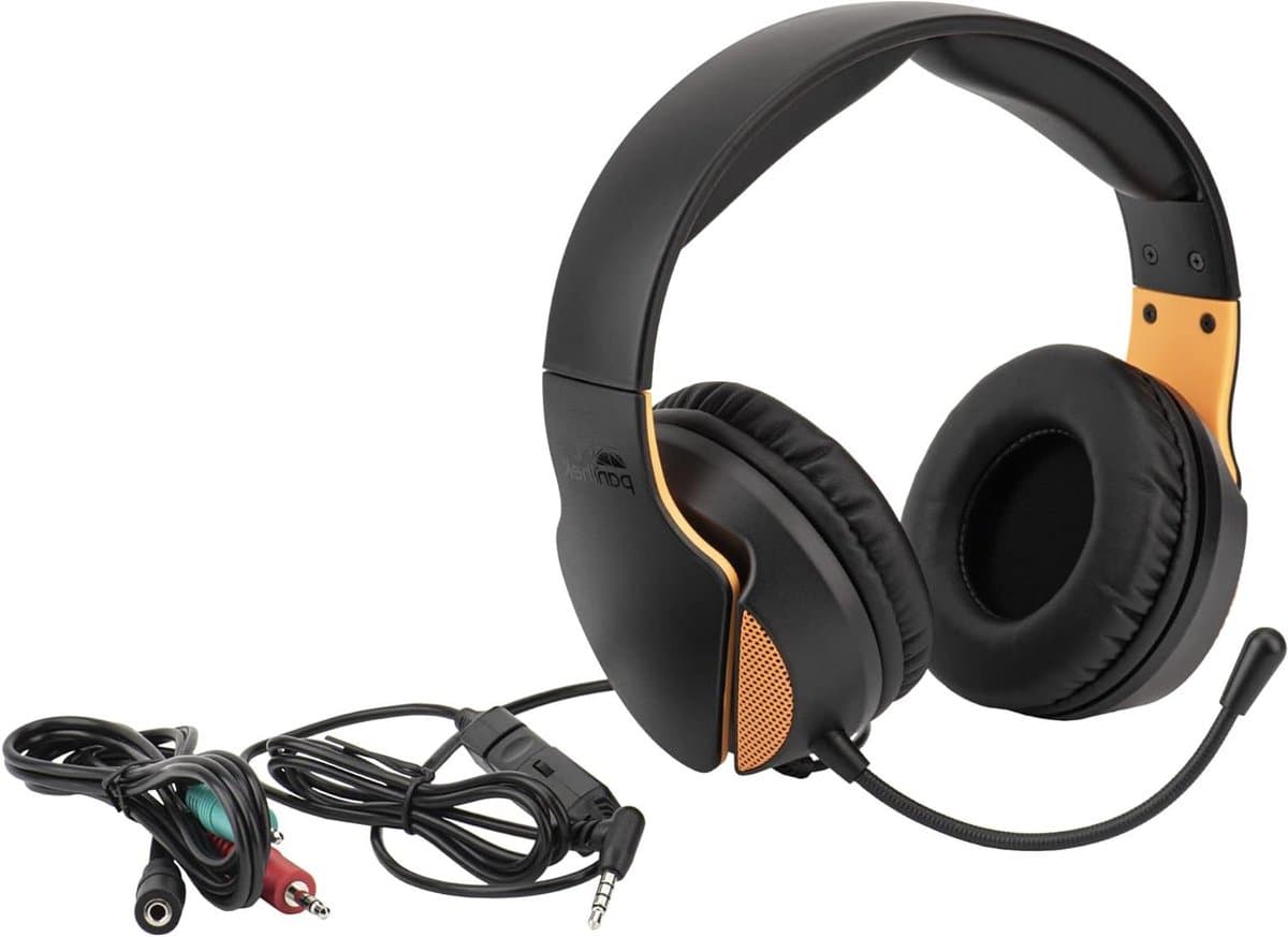 Gaming Headset - Audio Set - Multiplatform Gaming - Verstelbare Microfoon - 18x9x17 cm - Zwart