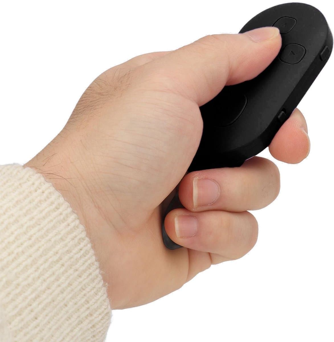 Zeynomax - Scrollende Afstandsbediening - Bluetooth App Page Turner - Oplaadbare Remote Clicker - Zwart - Geschikt voor Smartphones en Tablets - Ide..