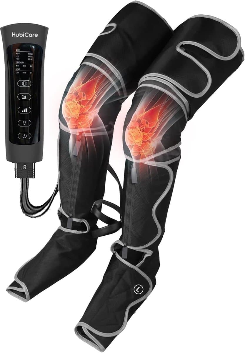 Lymfedrainageapparaat - Lymfedrainage - Beenmassage Apparaat - Zwart