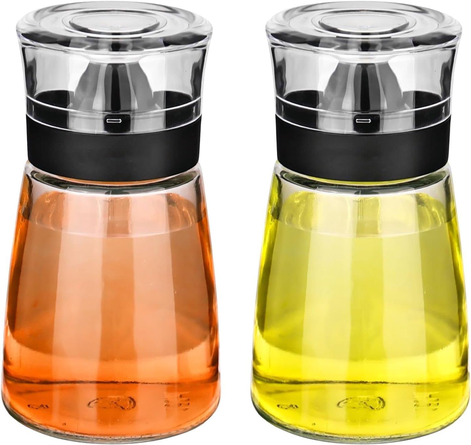 Oliesproeifles 160 ml - glas met siliconen ring - lekvrije azijnspuitfles - ideaal voor camping - ShopVlot