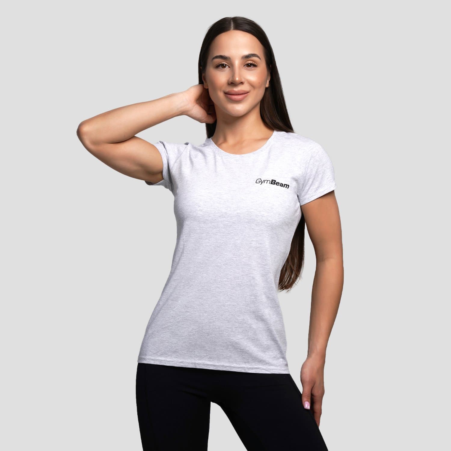 GymBeam Dames Basic T-shirt Heather Grijs XL