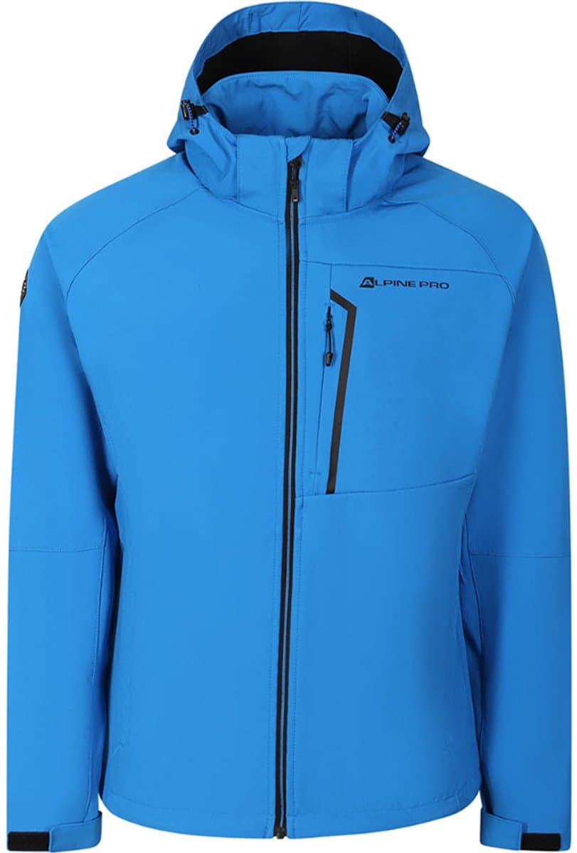 Alpine Pro Hoor Softshelljack Blauw M Man