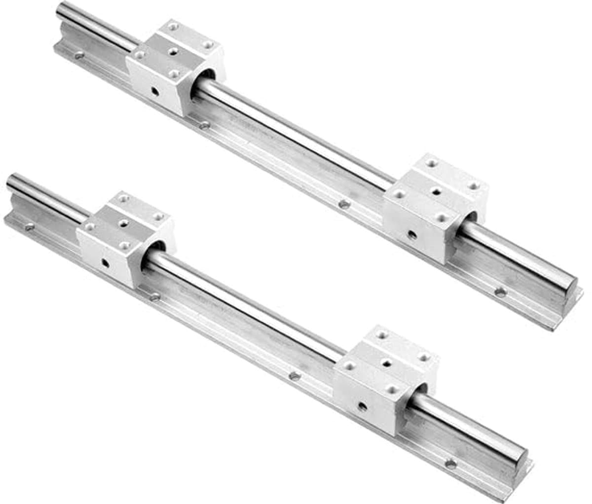 Lineaire Geleiderail SBR12 20mm voor 3D Printer en CNC Machines - 2x Lagerslide Blok (800 mm)