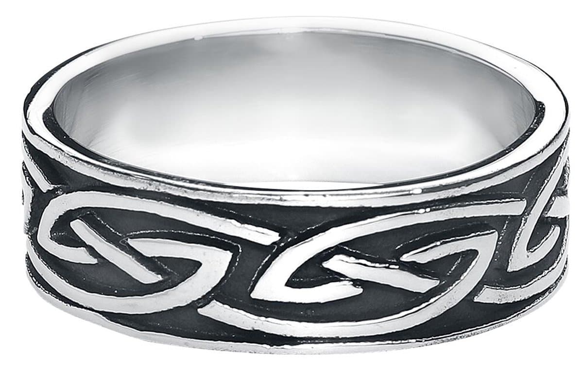 etNox Celtic Knot Heren Ring - zilverkleurig - XS