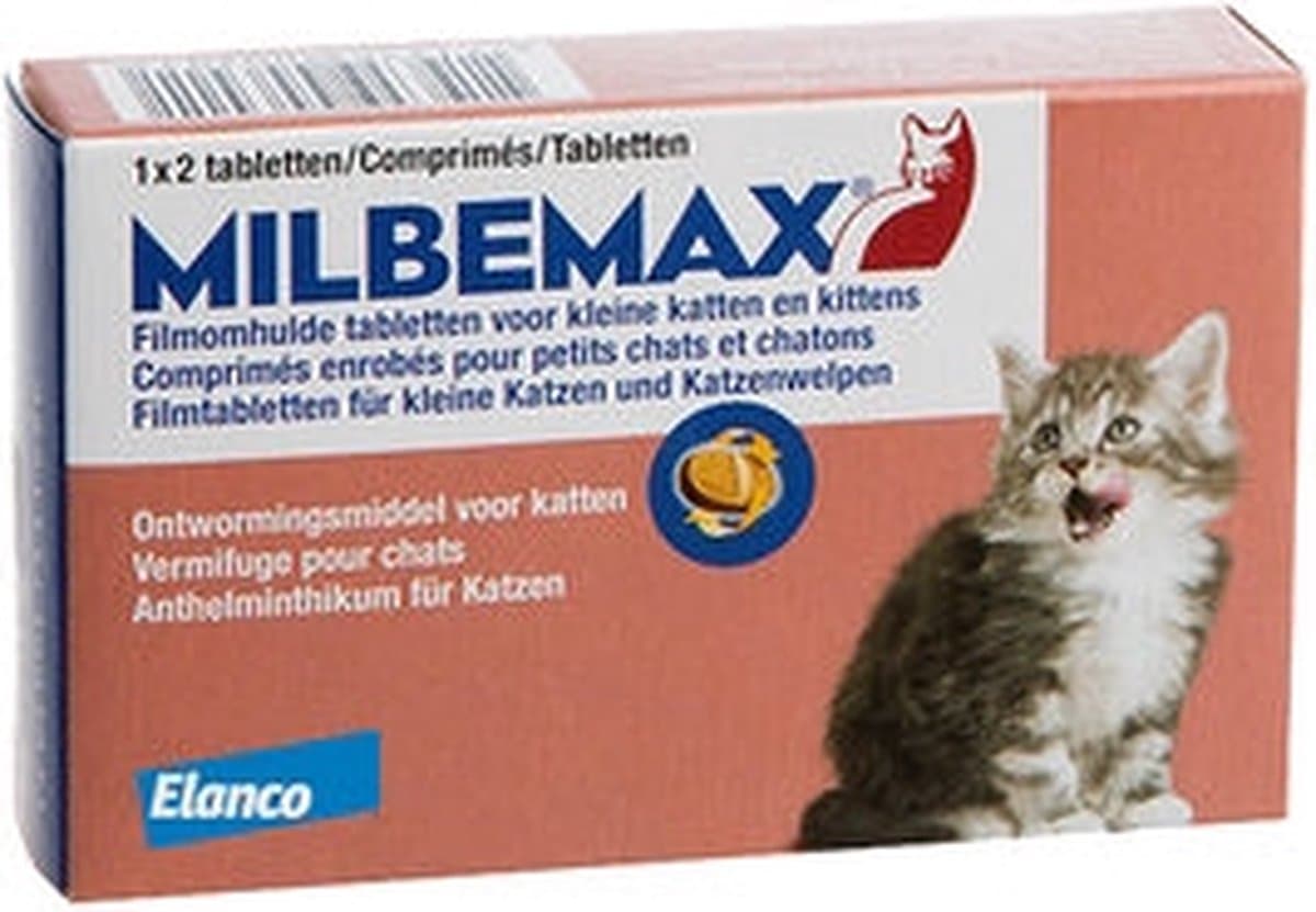 Milbemax - kleine kat - 20 tabletten