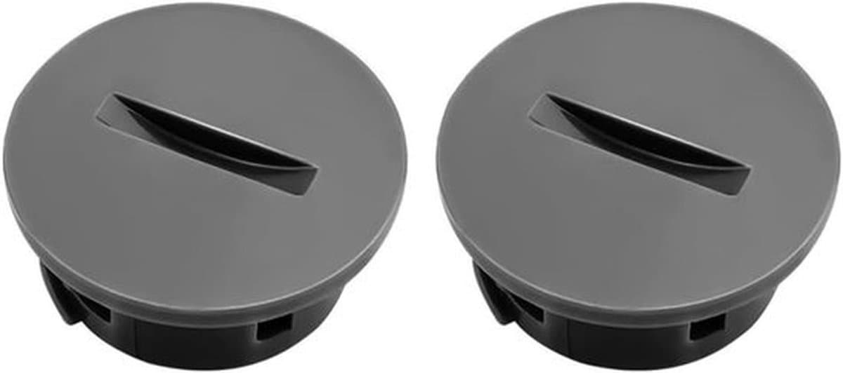 - Stofzuiger Borstel - Draadloos - 2 Stuks - Afdekking - Compatibel met Stofzuigermodellen - Zwart/Grijs - Dy-son V6/DC59/DC62/SV03/SV073