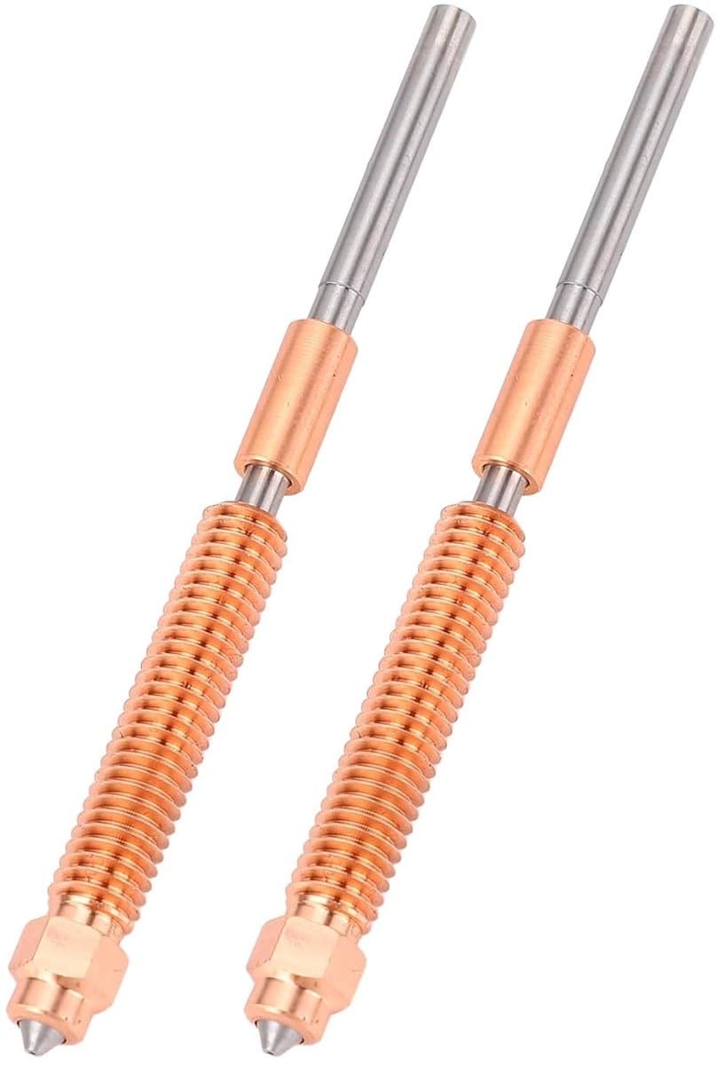 3D-printer Mondstuk - Hotend Geïntegreerd - Snel Wisselen - Volledig Metaal - 0.4 mm - Zilver