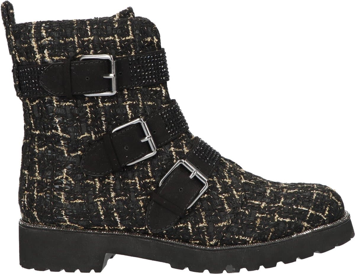 La Strada Boot zwart met beige patroon dames - maat 37