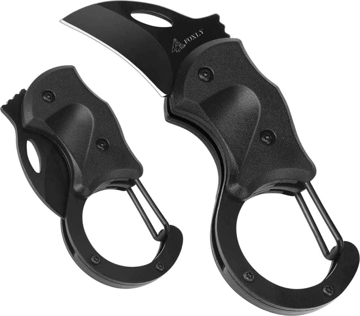 FOXLY® Survival Mini Zakmes Storm X92 + Draagetui - Survival mes - Jachtmes - Camping - Kamperen