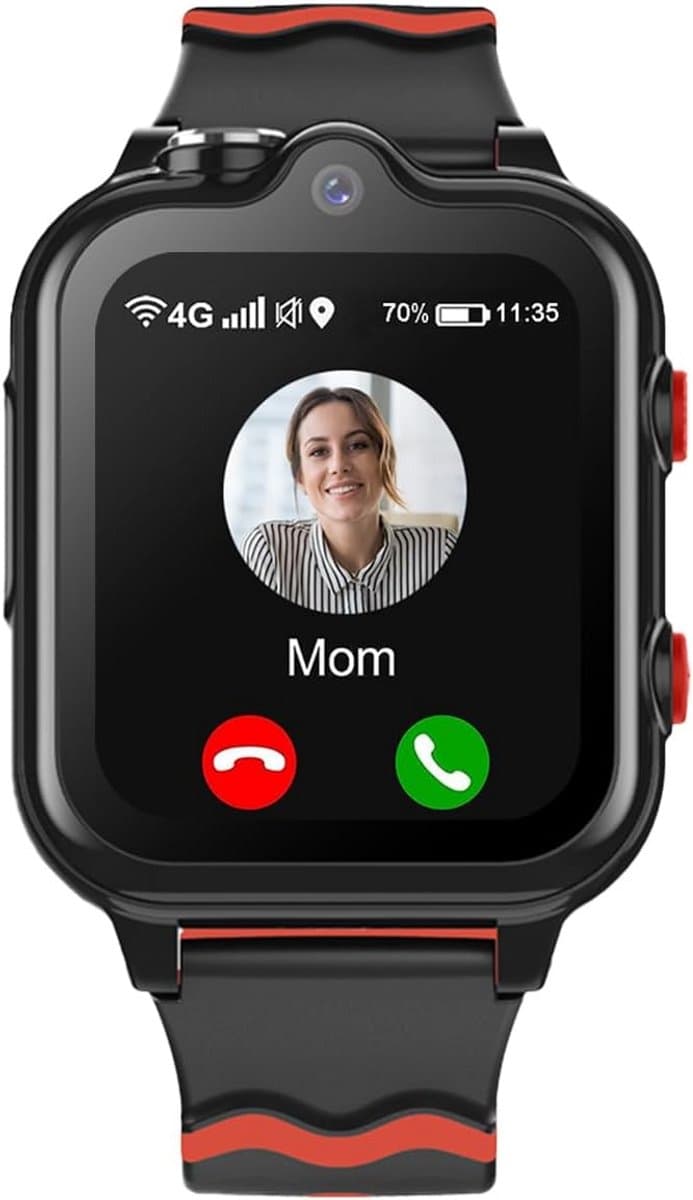 4G Kinder Smartwatch met GPS, Bellen en Camera - SOS Functie voor Jongens en Meisjes