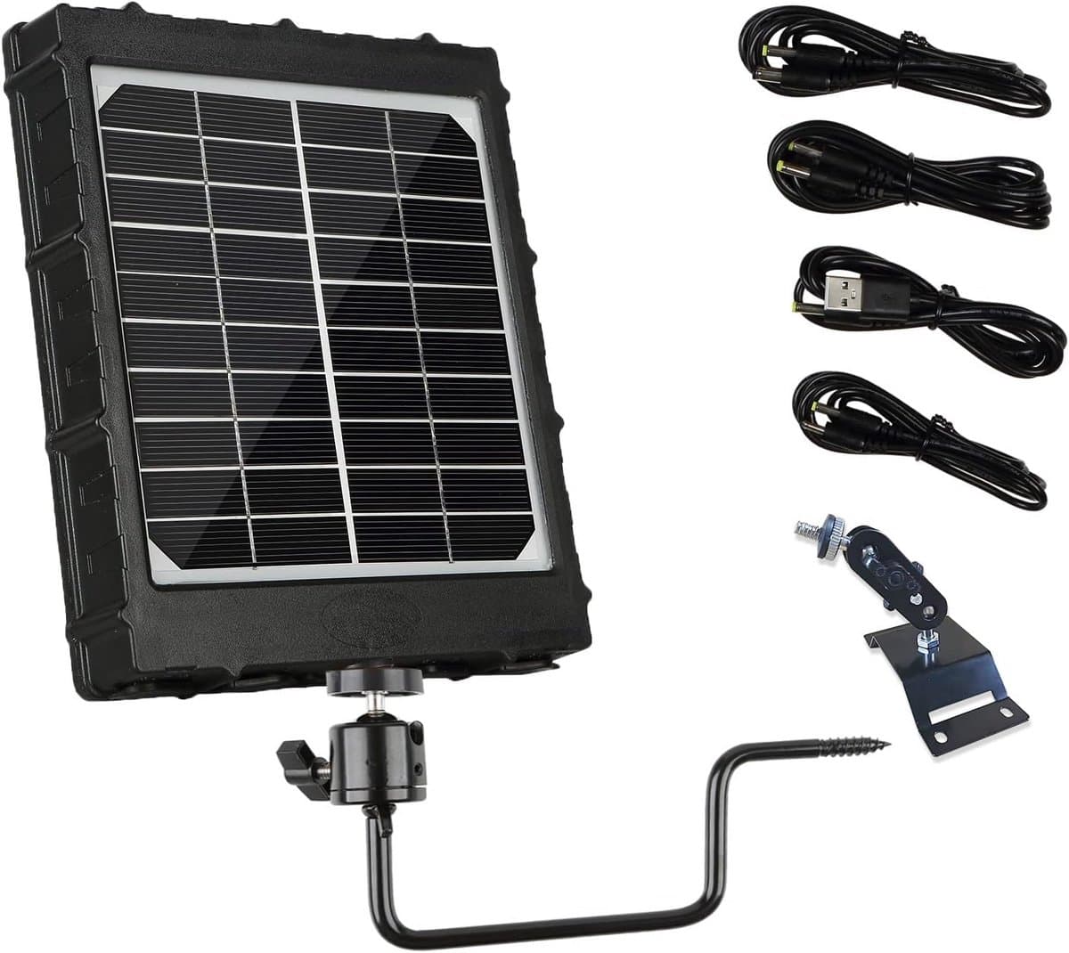 Waterdicht Zonnepaneel 3W met 8000 mAh Batterij voor Jachtcamera en Buitenapparatuur