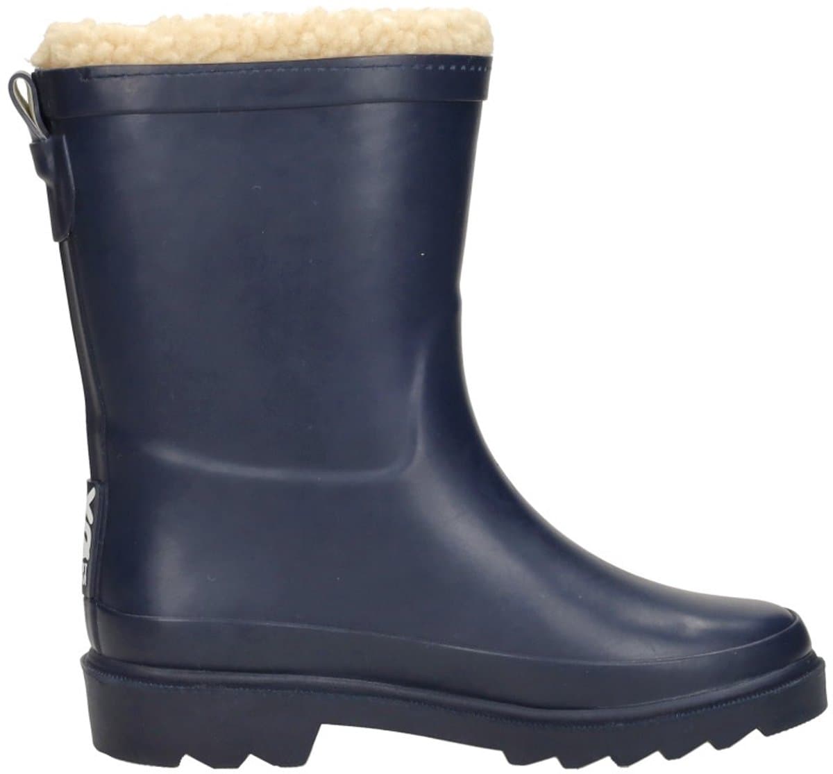 XQ Footwear Kids Rubber Rain Boots Fur Kinderlaarzen - Blauw - Maat 25/26