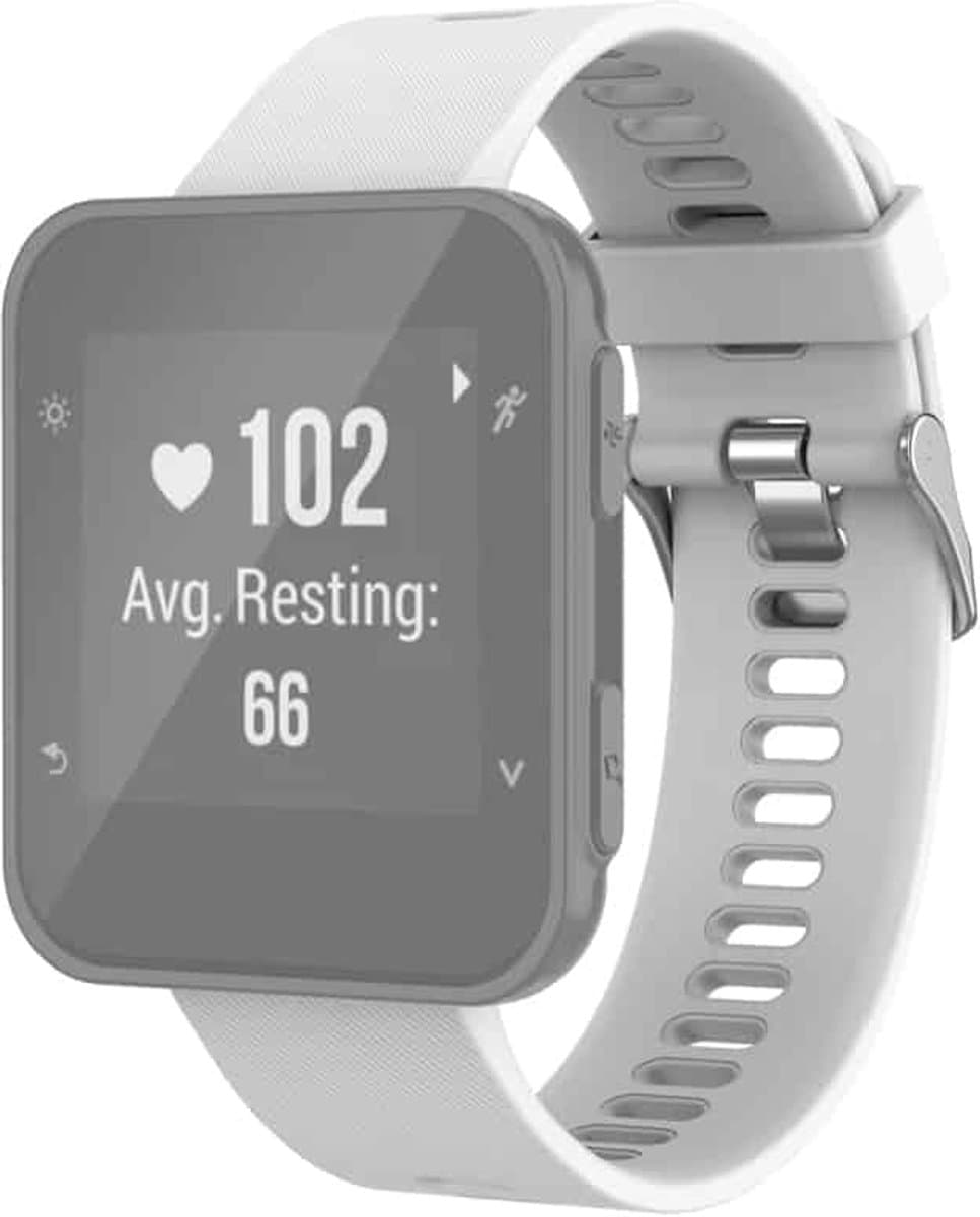 Voor Garmin ForeAthlete 35J / Forerunner 35J siliconen polsband (wit)