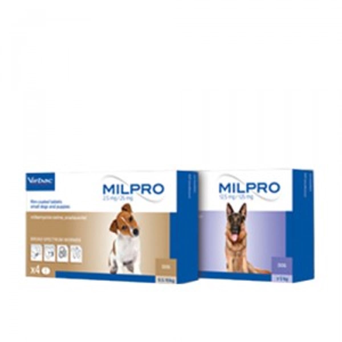 Milpro Ontwormingsmiddel - Hond Boven 5 Kg - 4 Tabletten