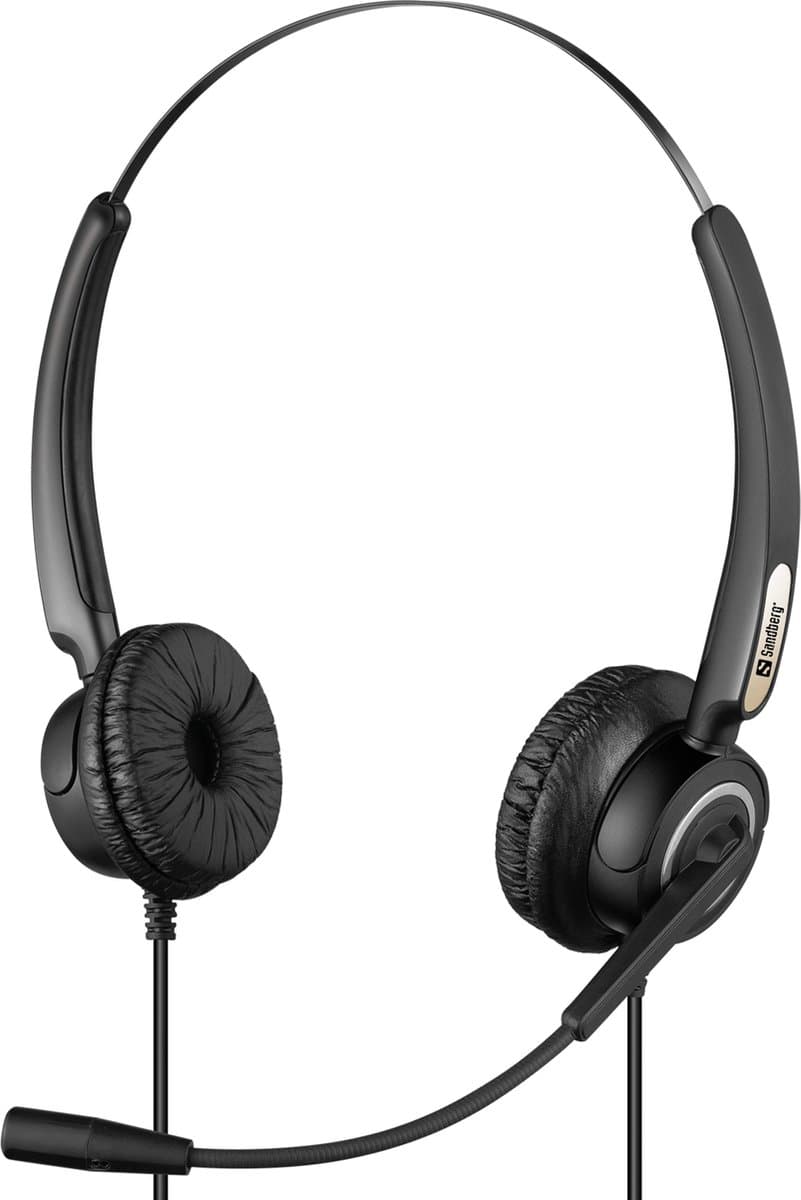 Sandberg - 126-13 - USB Office Headset Pro Stereo - Zwart - Microfoon